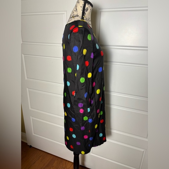 Kate Spade Belina Rainbow Polka Dot Shift Dress Size Small - Picture 9 of 11